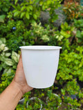 White Mini Round Pot (008)